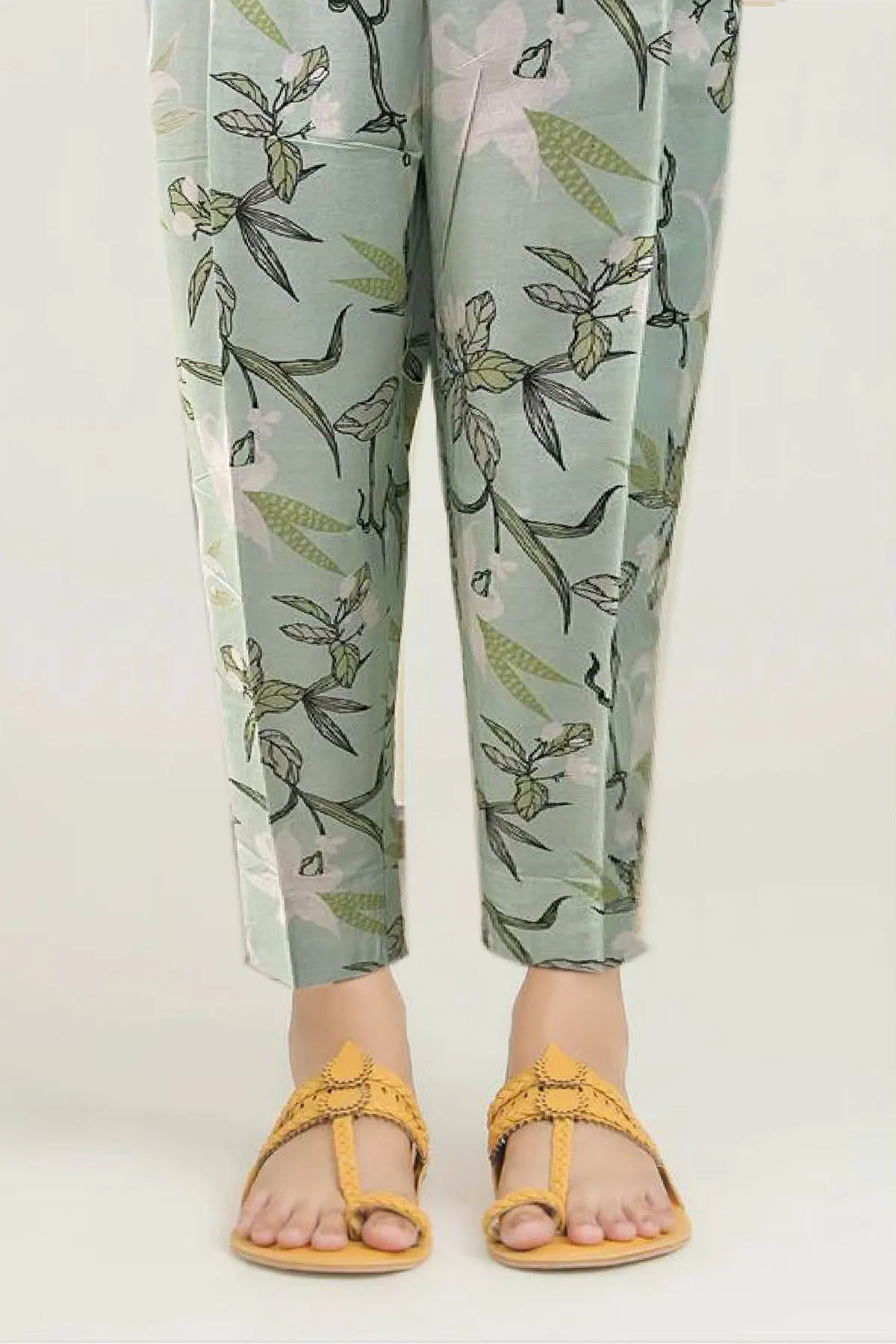 4176-PRINT-A PRINTED TROUSER STITCHED