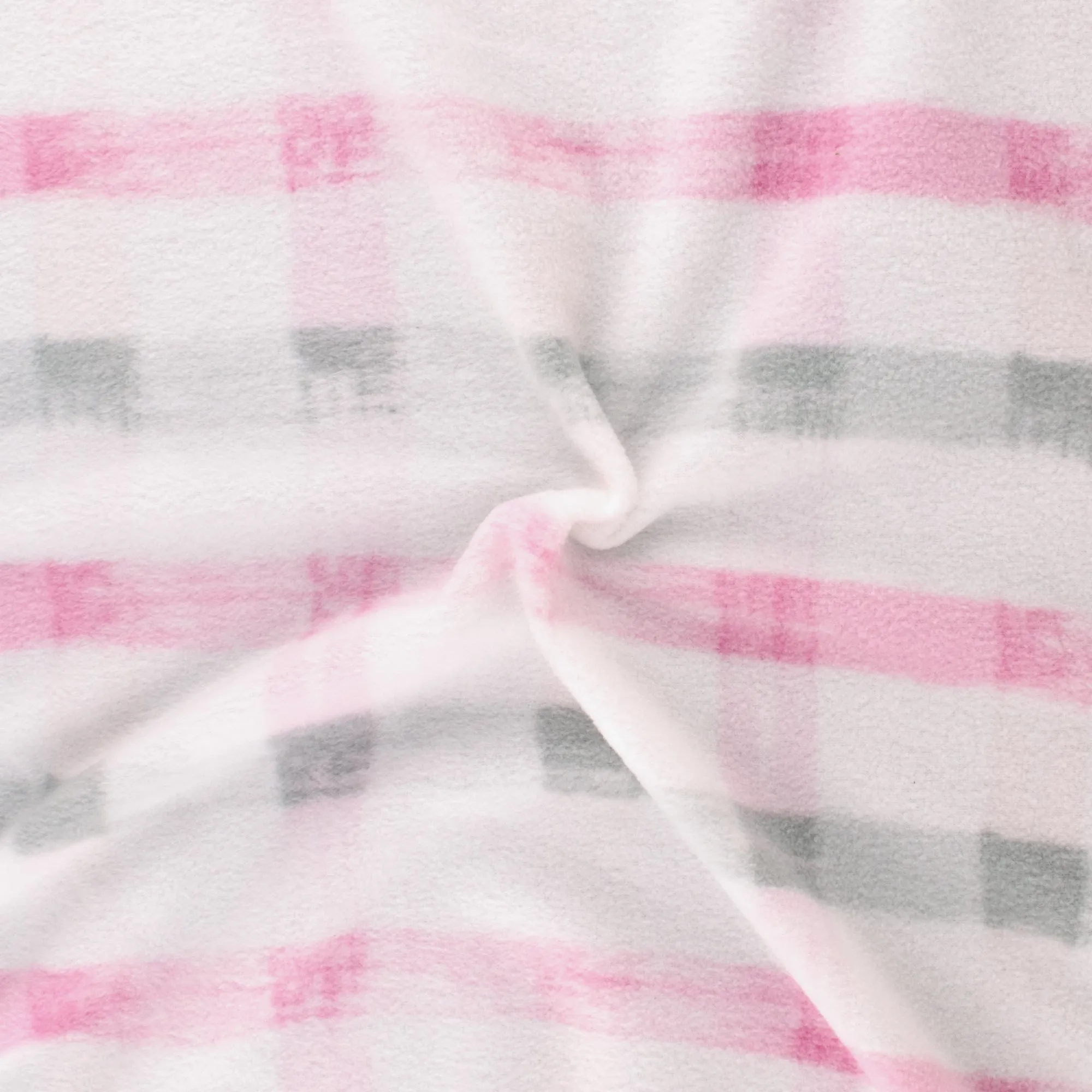 Anti Pill Fleece Print - MONTANA - 307 - Rose
