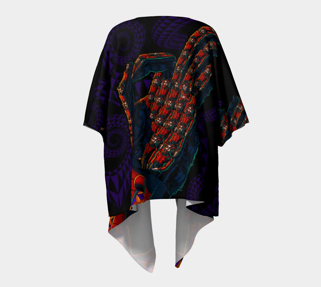 CLOWNING AROUND | DRAPED KIMONO | SALVIADROID