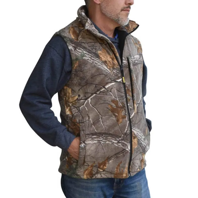 DEWALT Realtree Xtra Camouflage Fleece Heated Vest With Battery & Charger