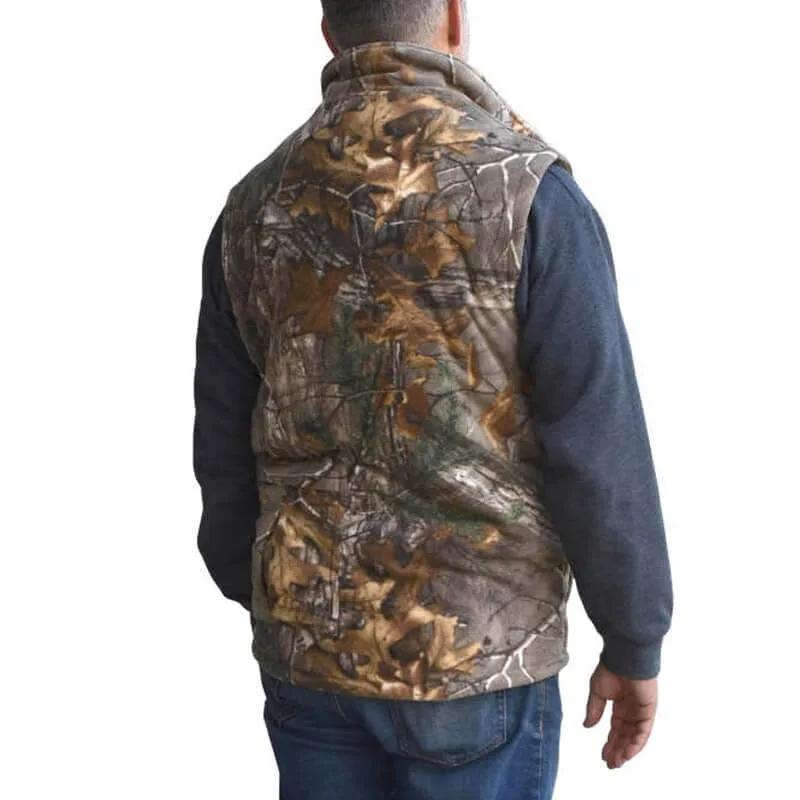 DEWALT Realtree Xtra Camouflage Fleece Heated Vest With Battery & Charger