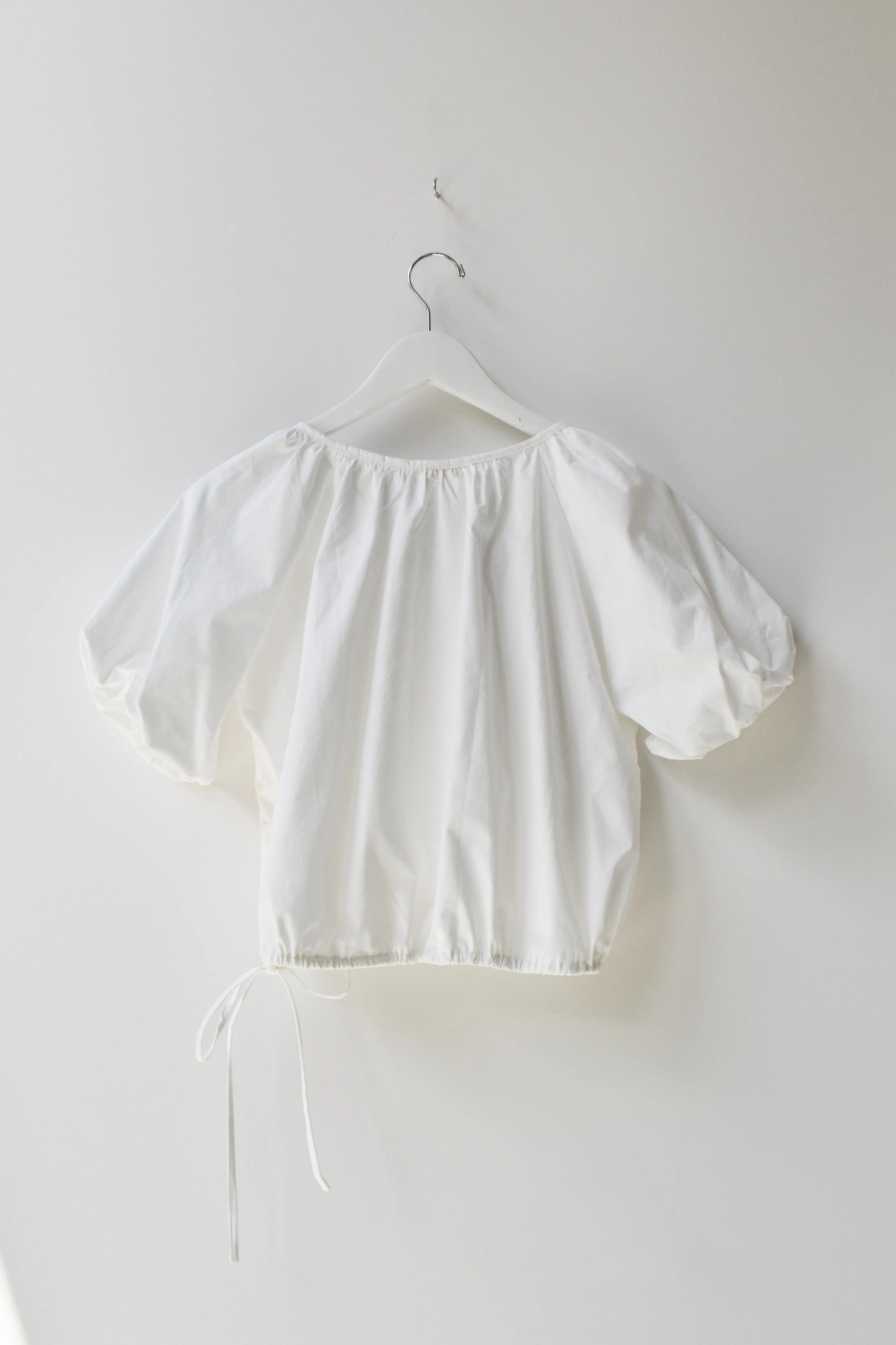Drawstring Puff Top