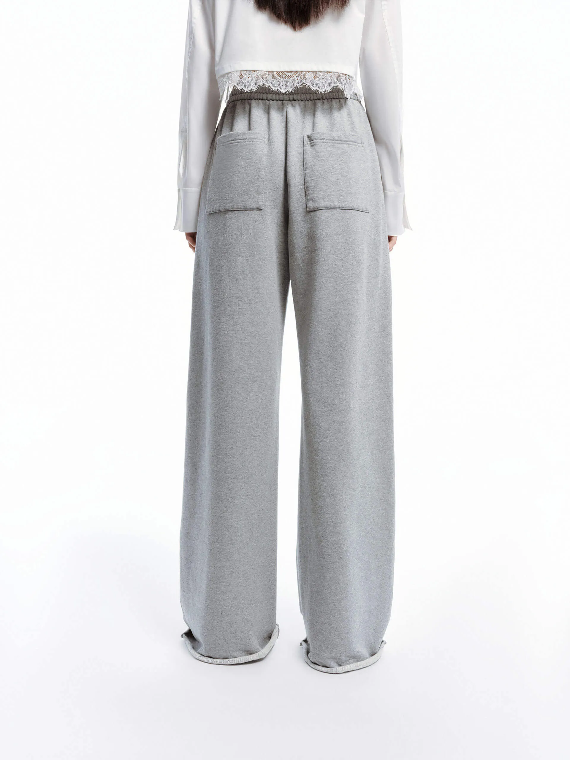 Drawstring Wide Leg Pants