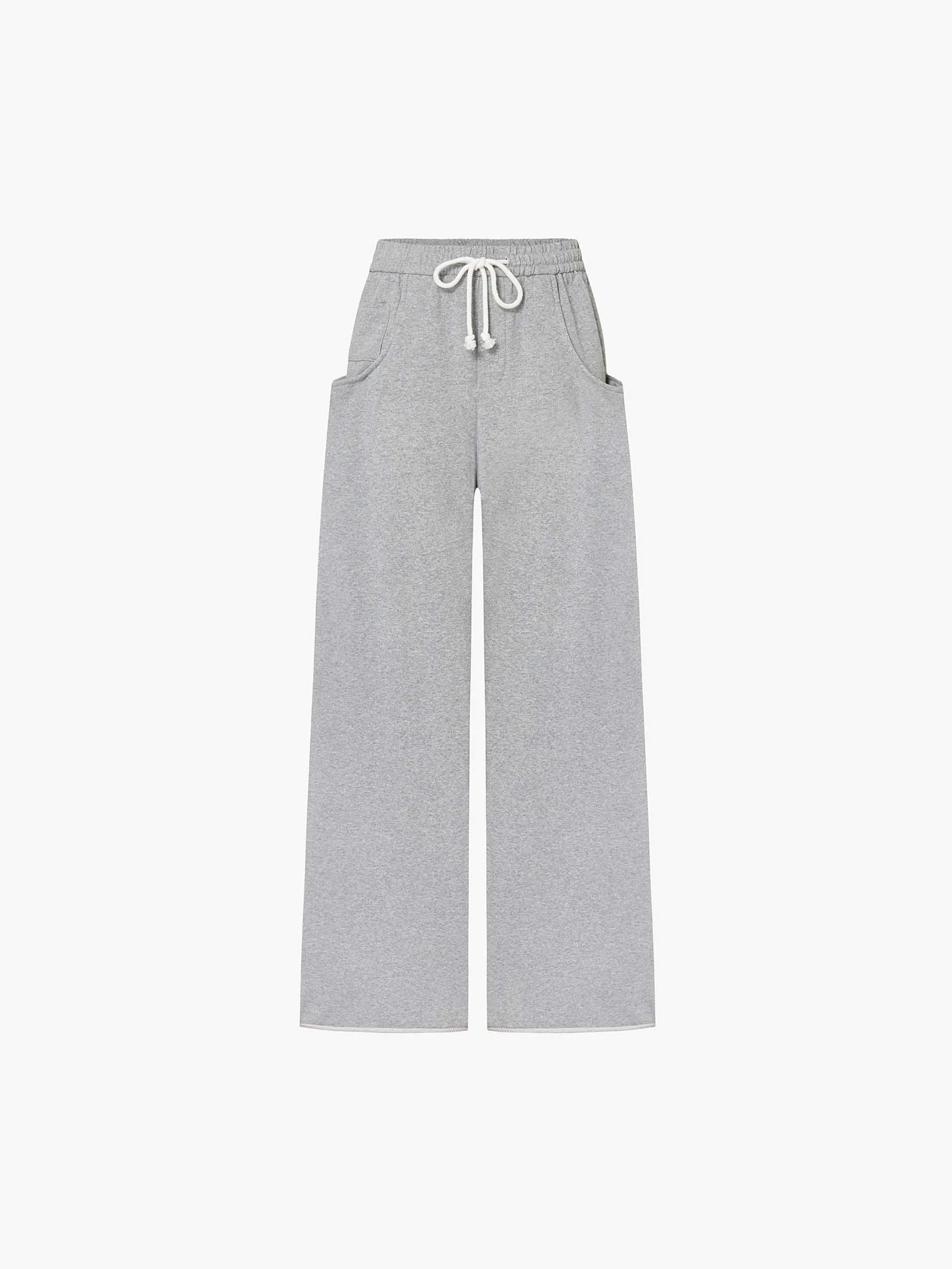 Drawstring Wide Leg Pants