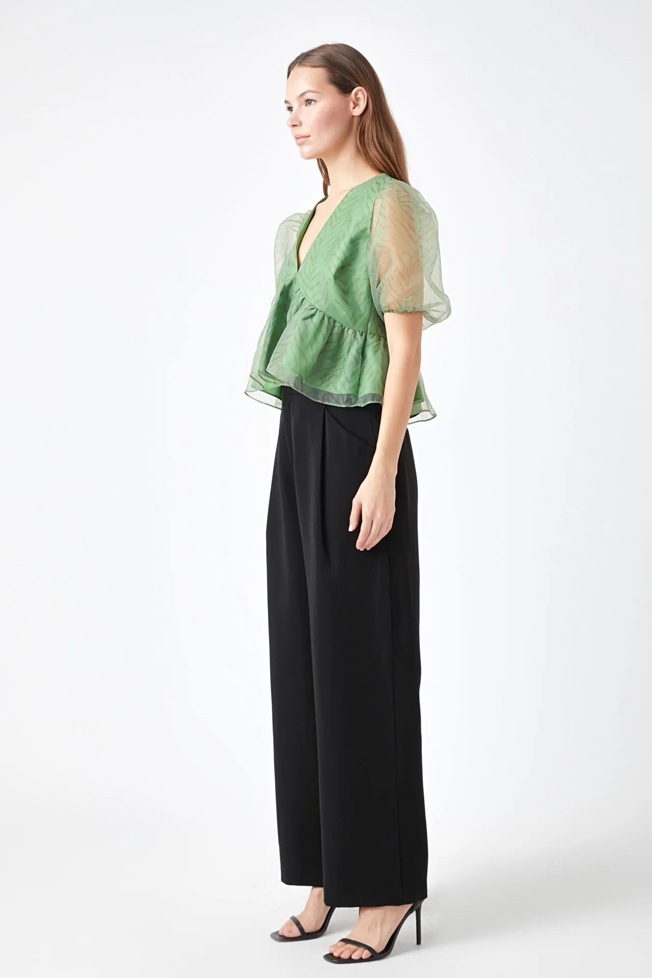 Endless Rose - Organza Zebra Top