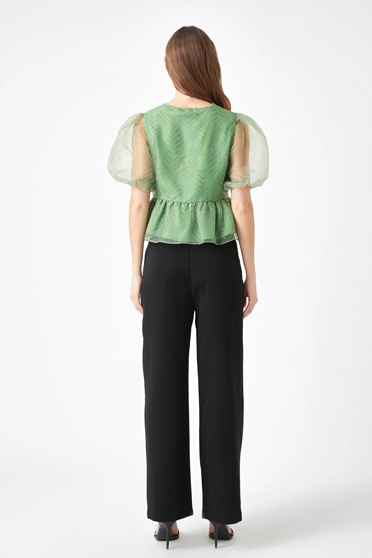 Endless Rose - Organza Zebra Top