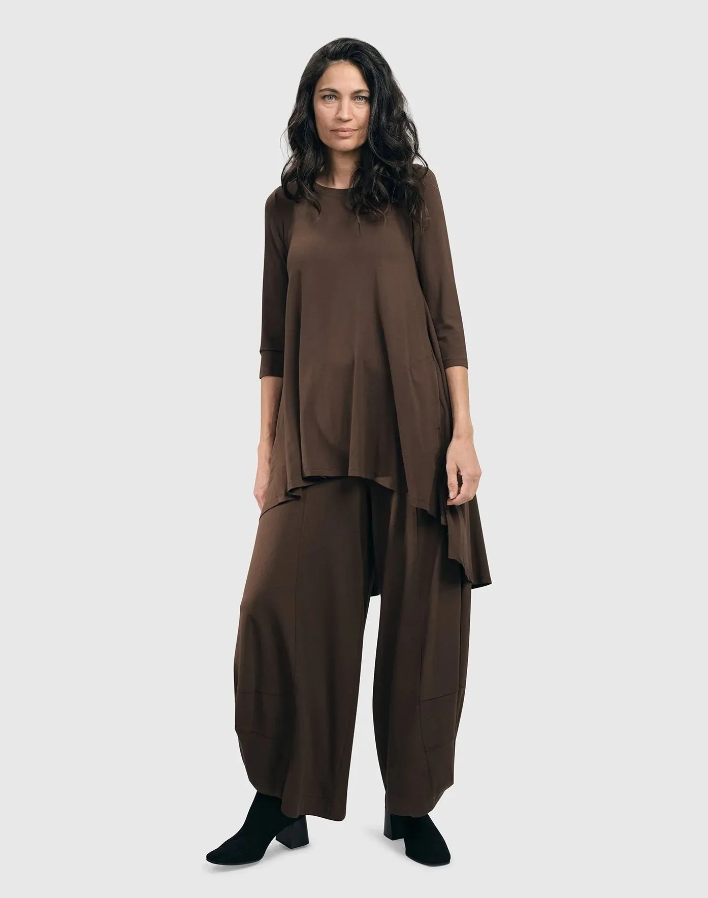 Essential Punto Pants Coffee by Alembika