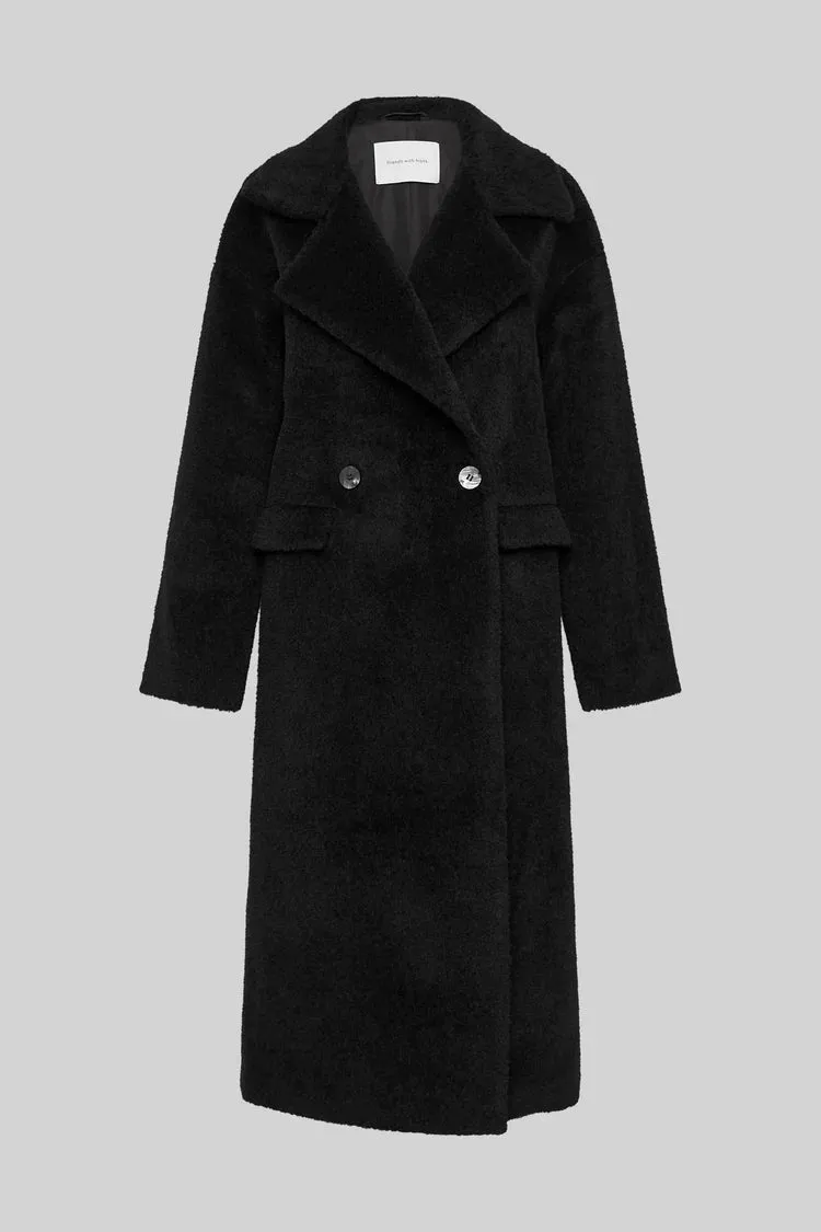 Friends with Frank Clementine Coat - Black