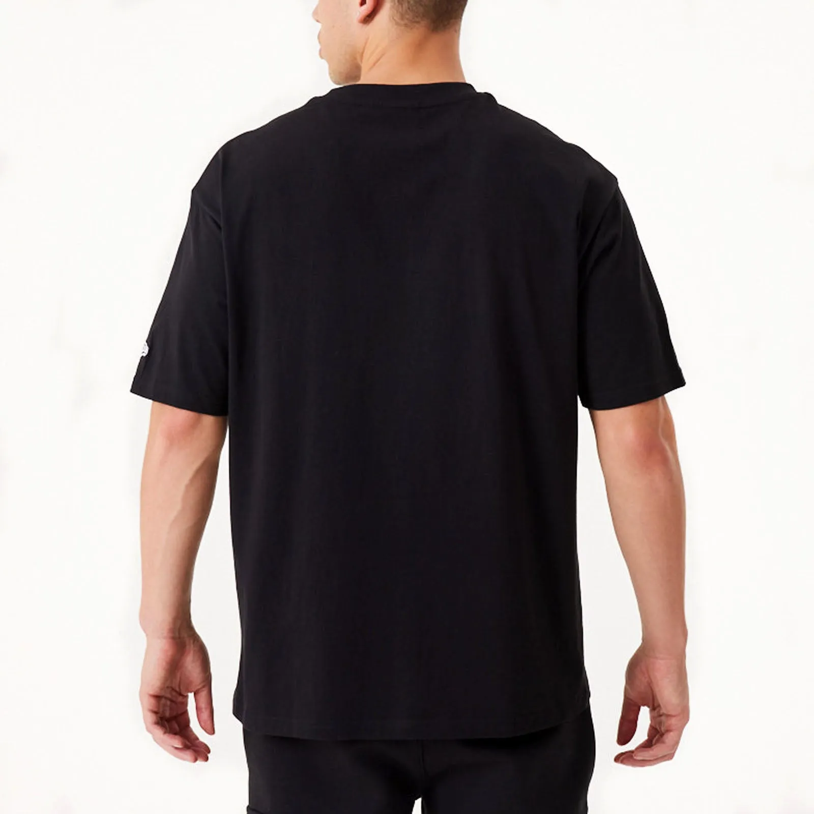 New Era Mens Los Angeles Lakers Large Team Logo T-Shirt - Black