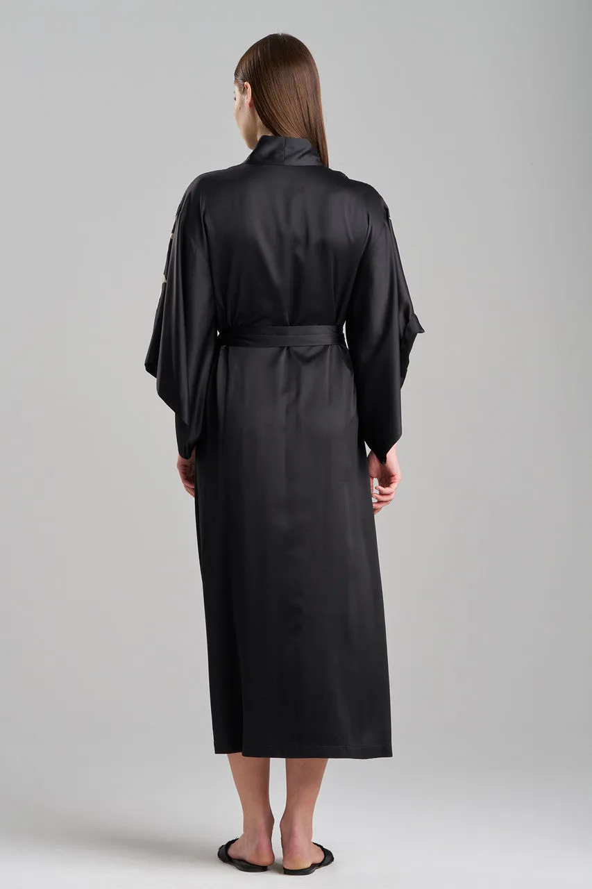 Peony Blossom Embroidery Robe