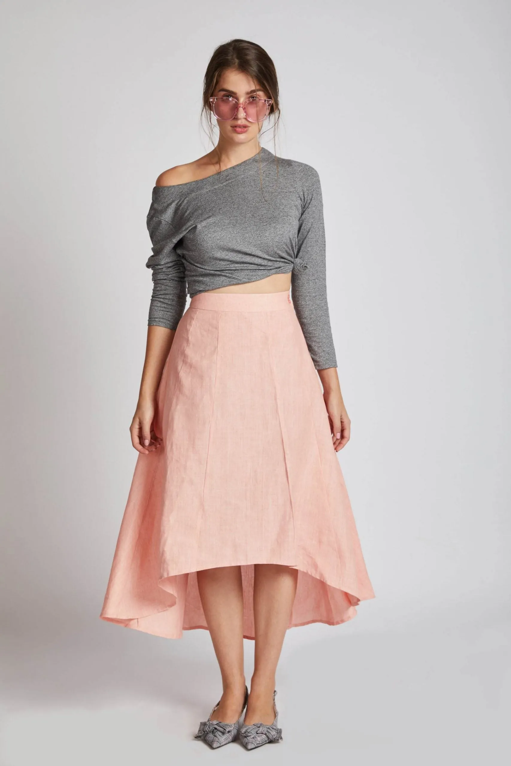 Sail High Low Skirt