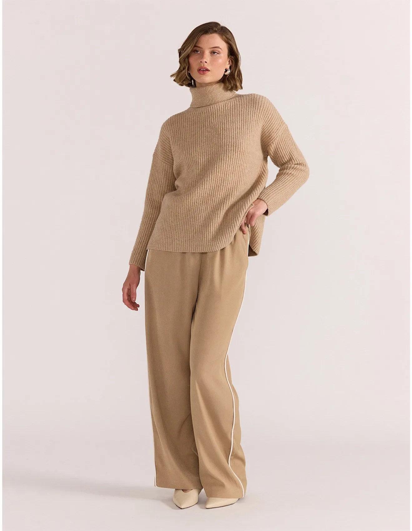 Staple the Label BROMLEY RELAXED PANTS | Camel