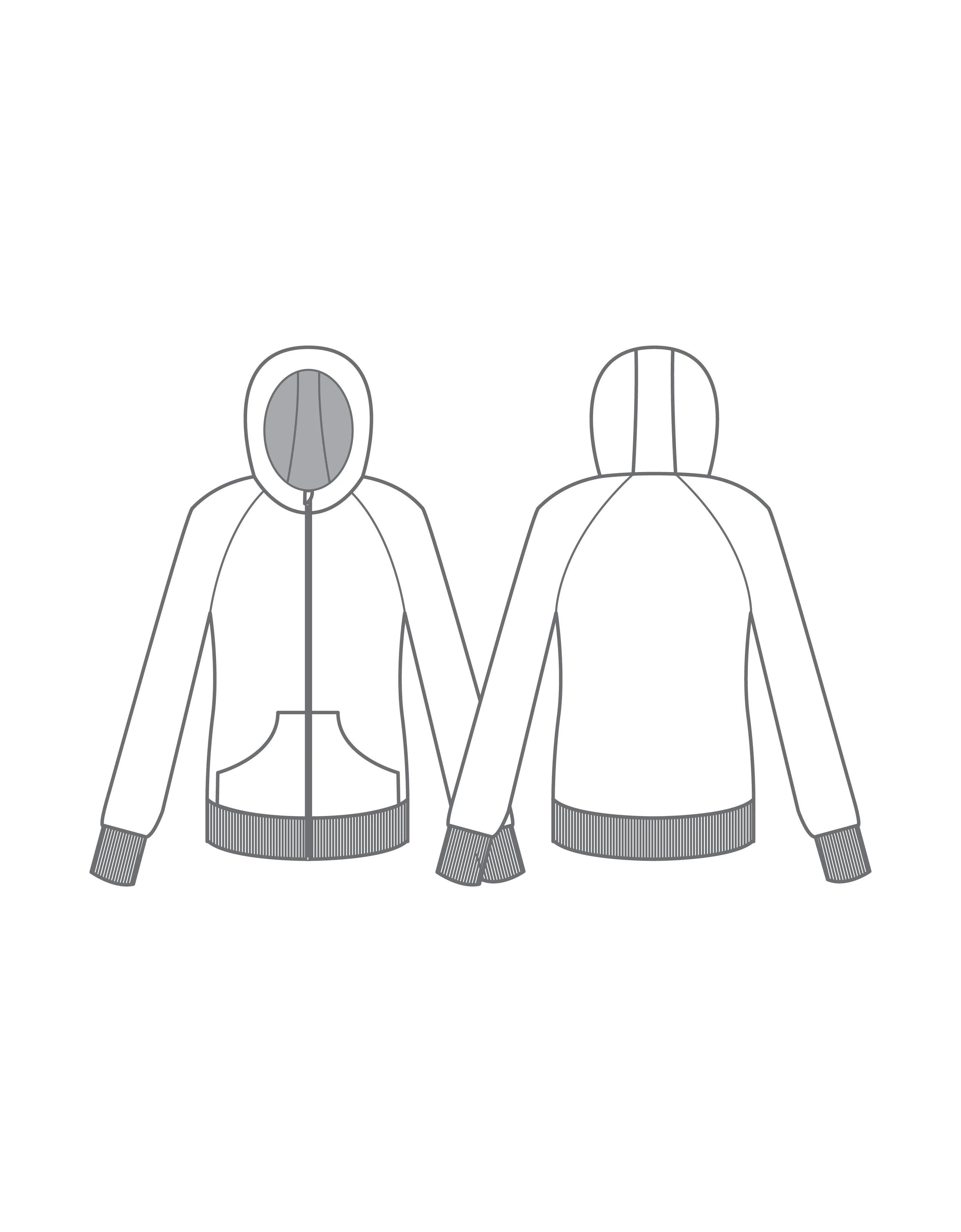 Swirls Full Zip Hoody