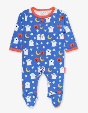 Toby Tiger Organic Halloween Print Babygrow