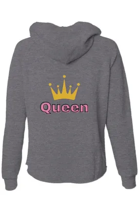 Womens Lightweight Wash Zip Hoodie