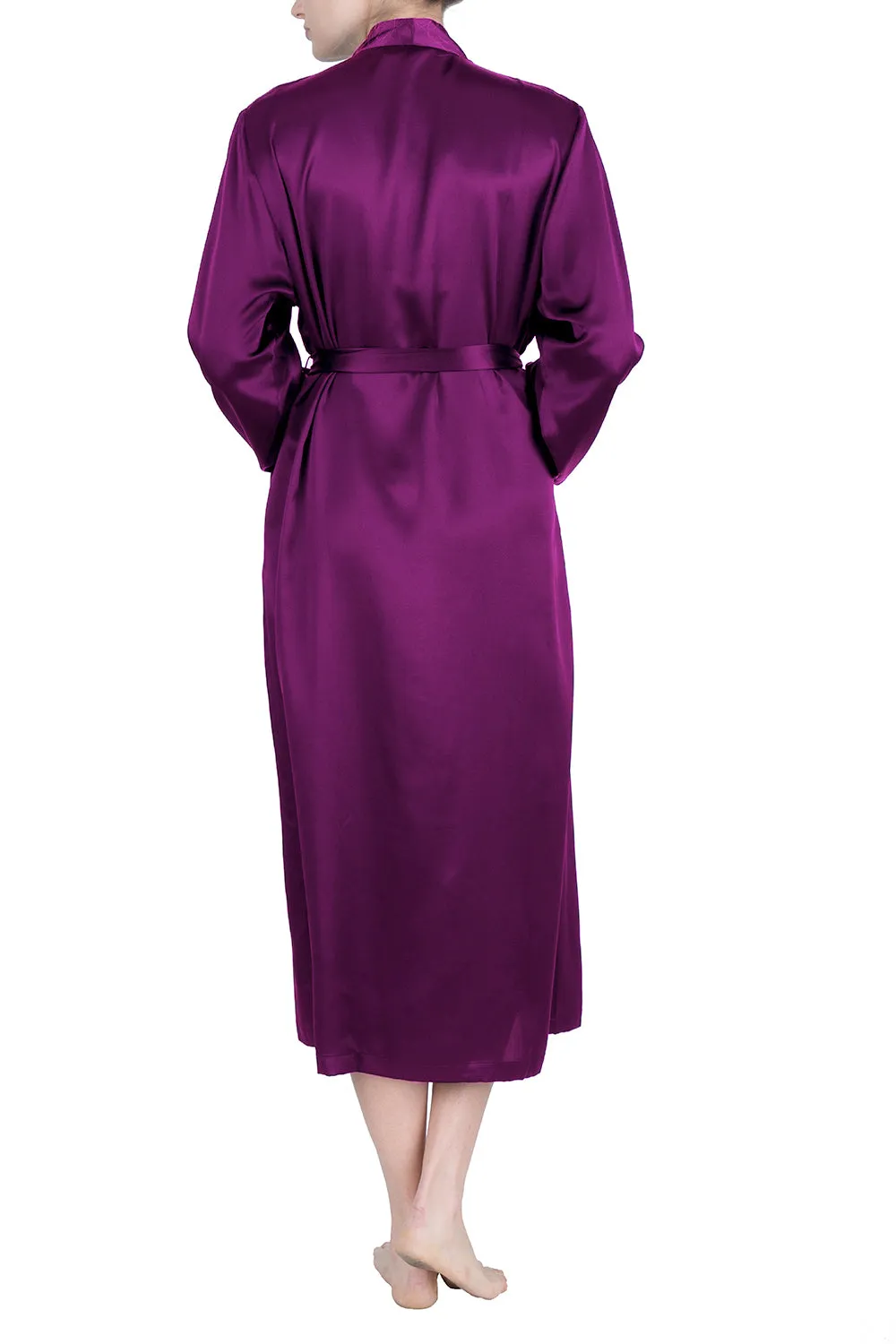 Women's Silk Sleepwear 100% Silk Long Robe